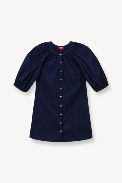 Poplin Shop|Dresses<STAUD MINI VINCENT DRESS NAVY