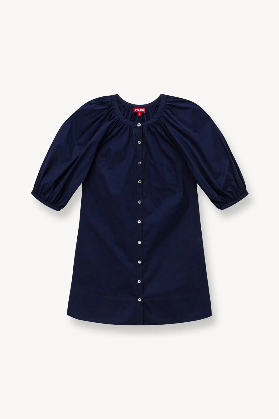 Poplin Shop|Dresses<STAUD MINI VINCENT DRESS NAVY