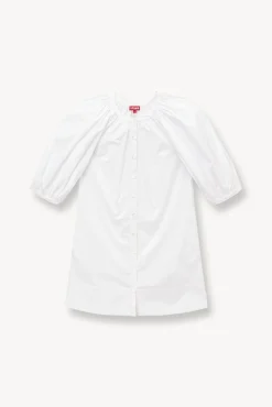 Poplin Shop|Dresses<STAUD MINI VINCENT DRESS   WHITE