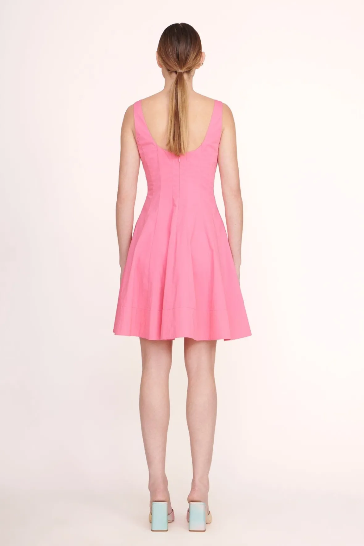 Poplin Shop<STAUD MINI WELLS DRESS PLUMERIA