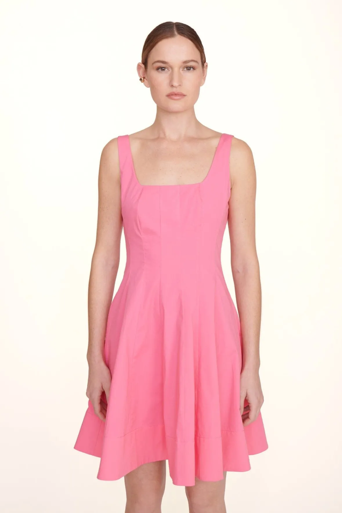 Poplin Shop<STAUD MINI WELLS DRESS PLUMERIA