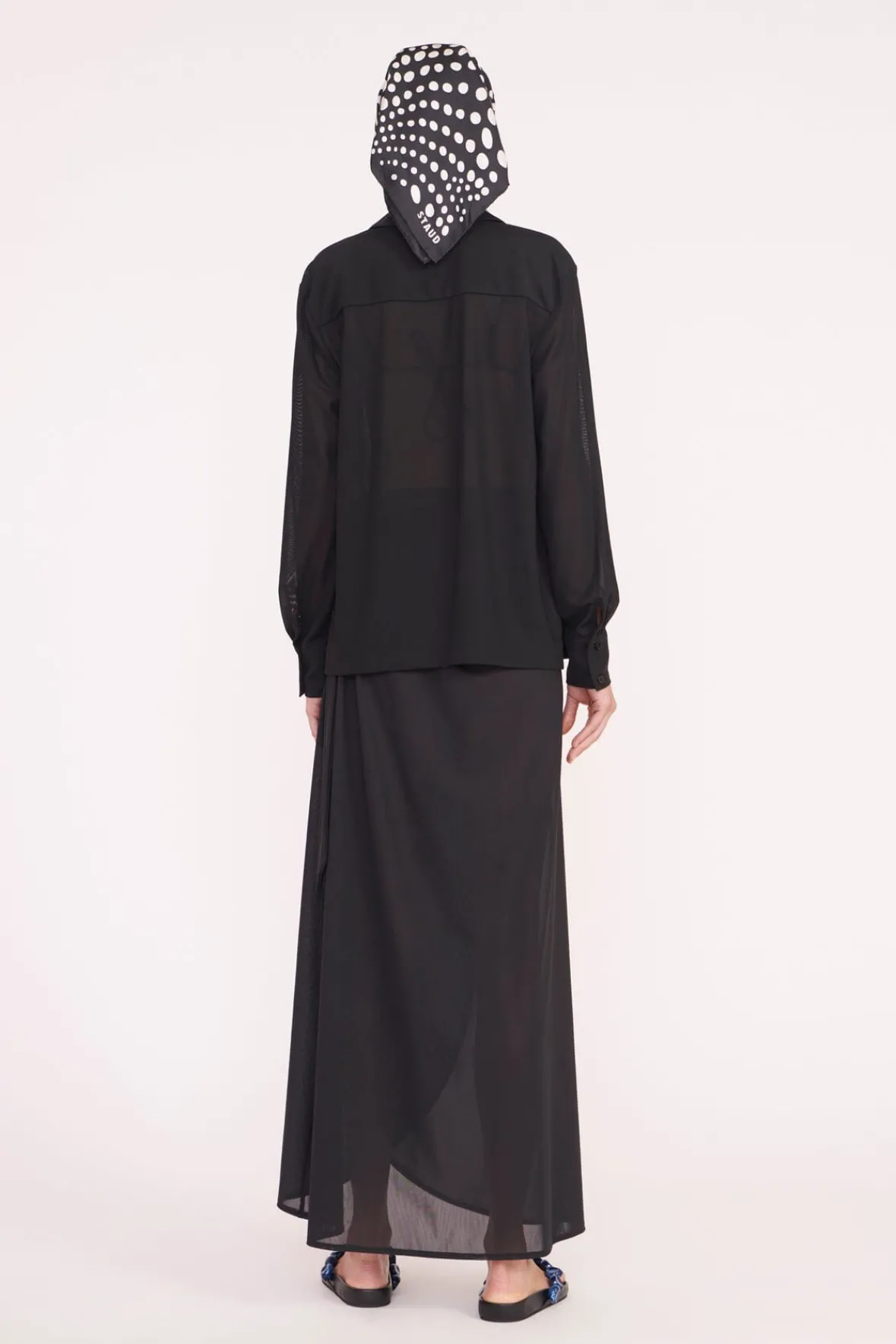 Cover-Ups<STAUD MIRIAM COVERUP TOP BLACK