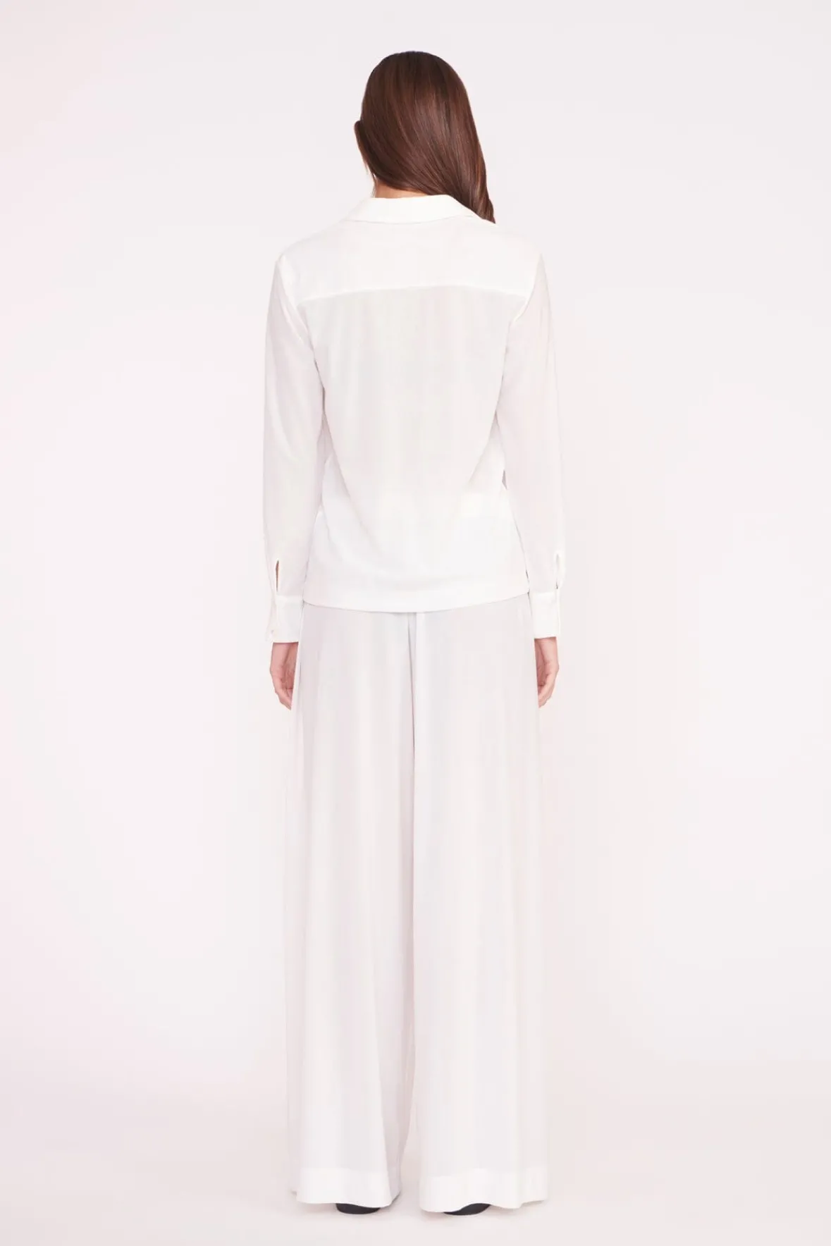 Cover-Ups<STAUD MIRIAM COVERUP TOP WHITE