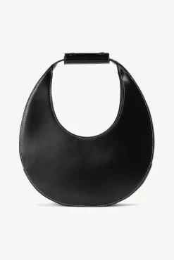 Moon|Shoulder<STAUD MOON BAG   BLACK
