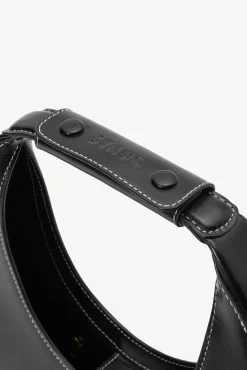 Moon|Shoulder<STAUD MOON BAG BLACK