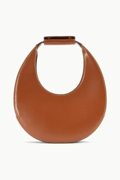 Moon|Shoulder<STAUD MOON BAG   SADDLE
