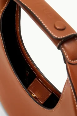 Moon|Shoulder<STAUD MOON BAG   SADDLE