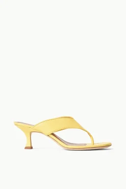 Heels<STAUD NATALIA THONG SANDAL   BUTTERCUP