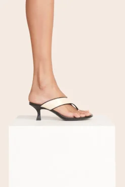 Heels<STAUD NATALIA THONG SANDAL MAHOGANY