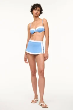 Bikinis<STAUD NELL SWIM SKIRT  AZURE WHITE AZUREWHITE