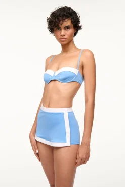 Bikinis<STAUD NELL SWIM SKIRT  AZURE WHITE AZUREWHITE