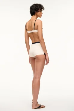 Bikinis<STAUD NELL SWIM SKIRT  IVORY BLACK IVORYBLACK