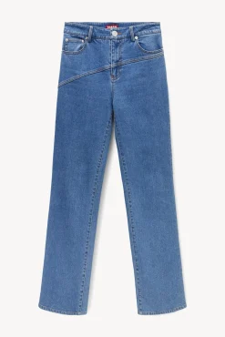Denim<STAUD NOLAN PANT  MEDIUM WASH MEDIUMWASH