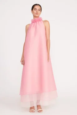 Dresses<STAUD OLEANDER DRESS  CHERRY BLOSSOM CHERRYBLOSSOM