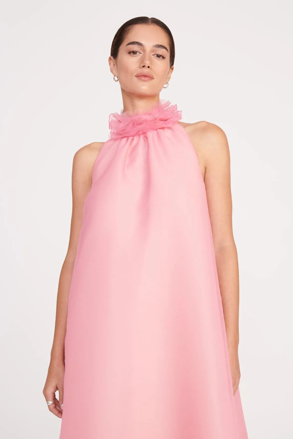 Dresses<STAUD OLEANDER DRESS CHERRY BLOSSOM CHERRYBLOSSOM