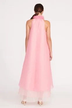 Dresses<STAUD OLEANDER DRESS CHERRY BLOSSOM CHERRYBLOSSOM