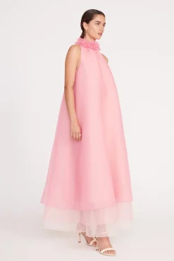 Dresses<STAUD OLEANDER DRESS CHERRY BLOSSOM CHERRYBLOSSOM