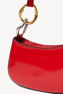 Ollie<STAUD OLLIE BAG CHERRY