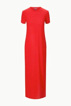 Cover-Ups<STAUD OTTILIE DRESS  RED ROSE REDROSE