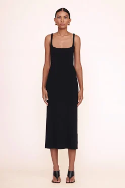 Dresses<STAUD PAITYN DRESS BLACK