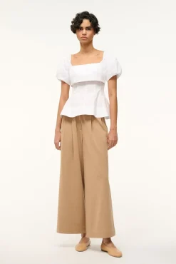 Poplin Shop|Tops<STAUD PALERMO TOP   WHITE