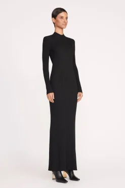 Dresses<STAUD PALMIRA DRESS   BLACK