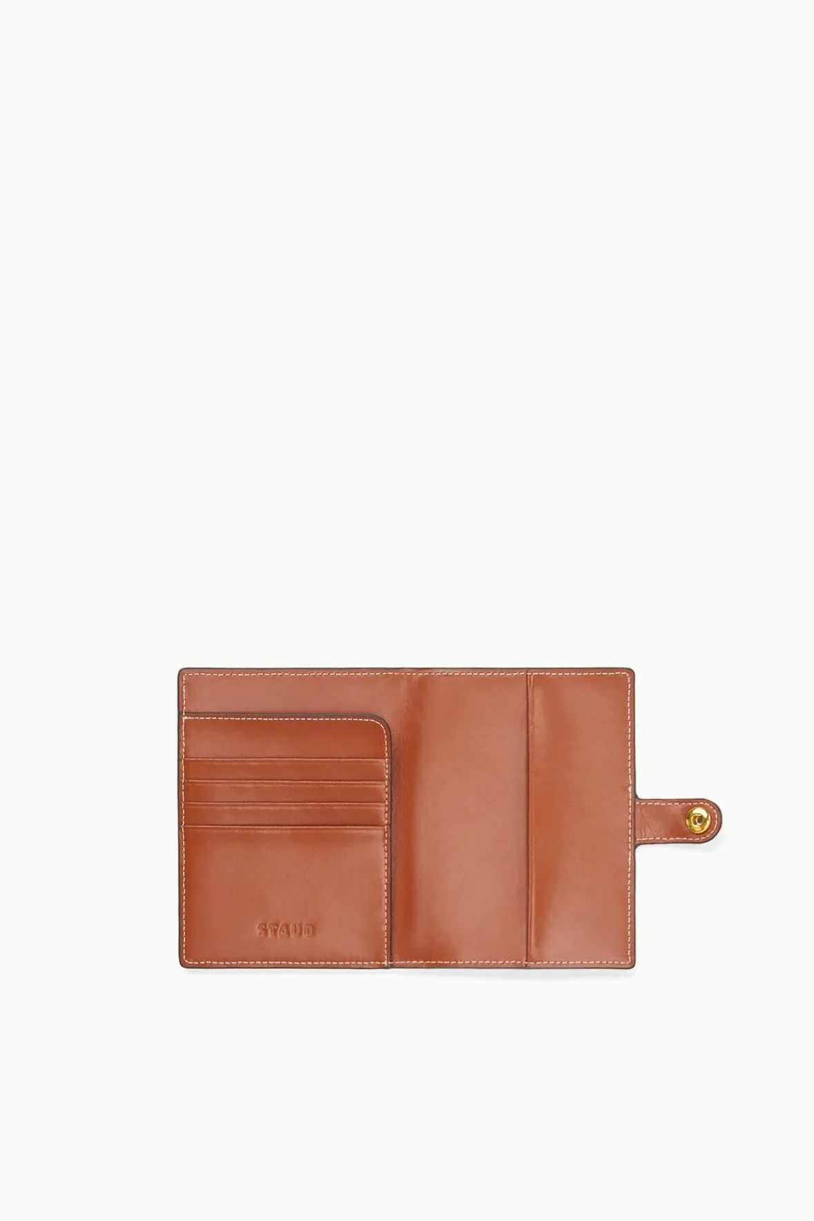 Small Leather Goods<STAUD PASSPORT HOLDER Tan