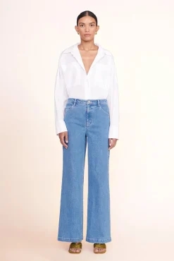 Poplin Shop<STAUD PAYTON TOP   WHITE