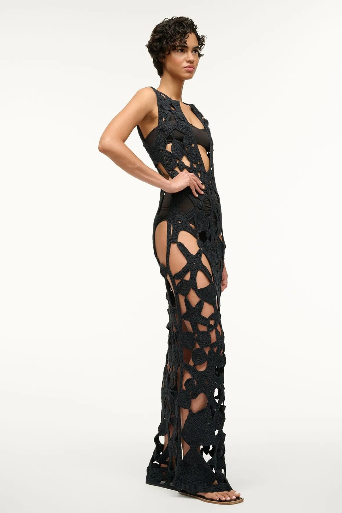 Cover-Ups|Dresses<STAUD PELLEGRINO DRESS BLACK