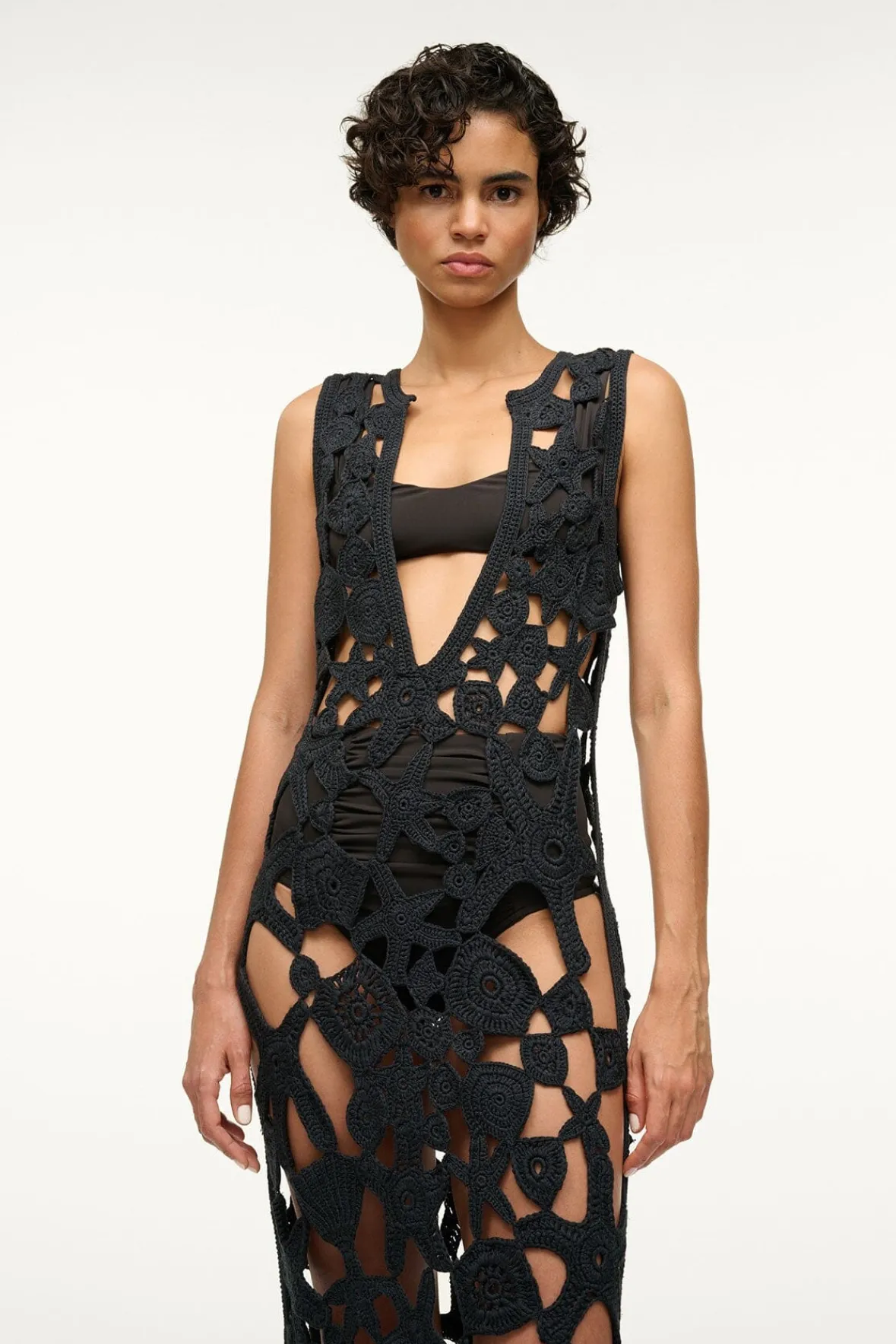 Cover-Ups|Dresses<STAUD PELLEGRINO DRESS BLACK