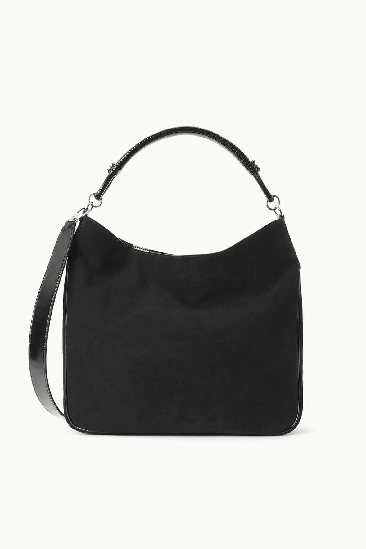 Shoulder|Totes<STAUD PERRY BAG SUEDE BLACK