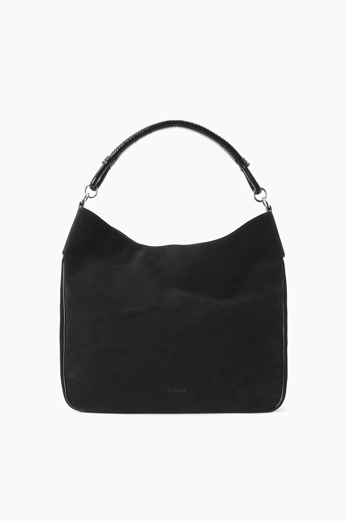 Shoulder|Totes<STAUD PERRY BAG SUEDE BLACK