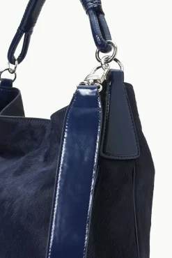 Totes<STAUD PERRY BAG   HAIRCALF NAVY
