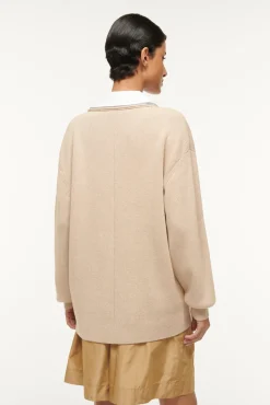Spring Suiting|Knits<STAUD PIETRO SWEATER CAMEL WHITE CAMELWHITE