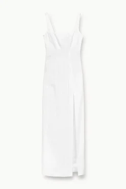 Dresses<STAUD PORTRAIT DRESS   WHITE