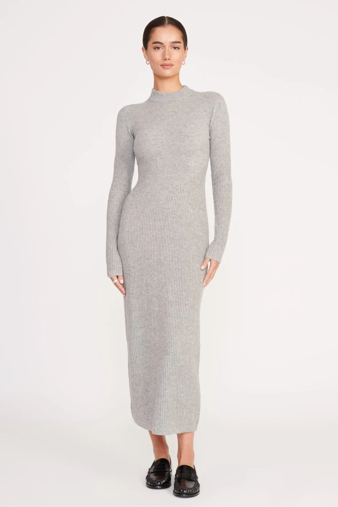 Best Sellers|Dresses<STAUD RAMONA DRESS HEATHER GREY HEATHERGREY