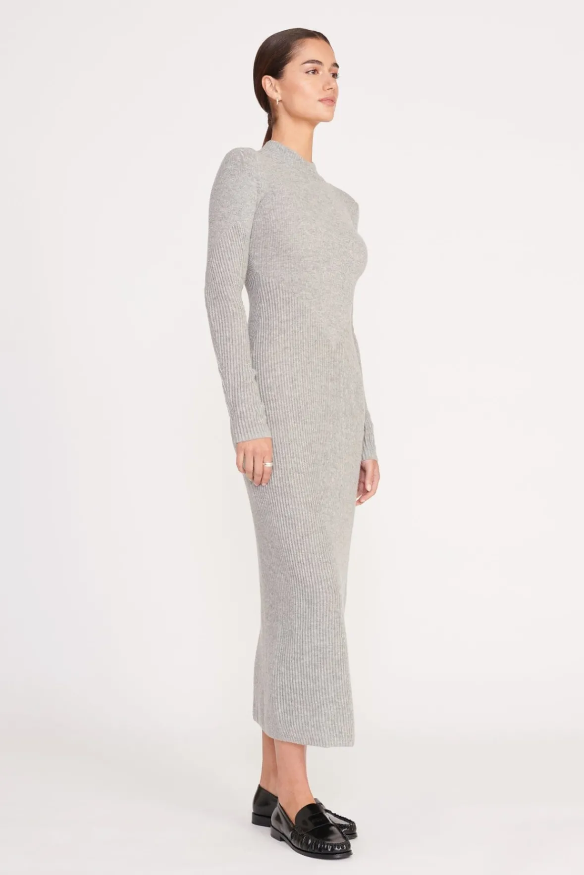 Best Sellers|Dresses<STAUD RAMONA DRESS HEATHER GREY HEATHERGREY