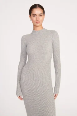 Best Sellers|Dresses<STAUD RAMONA DRESS HEATHER GREY HEATHERGREY
