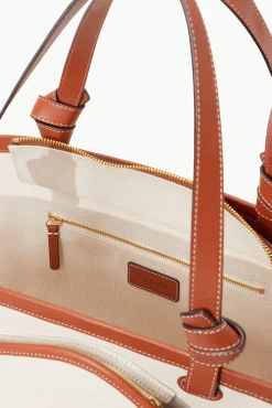 Totes|STAUD Court<STAUD REPLAY TOTE  NATURAL TAN NATURALTAN