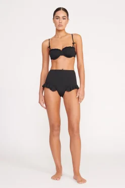 Bikinis<STAUD RHETT BIKINI TOP BLACK
