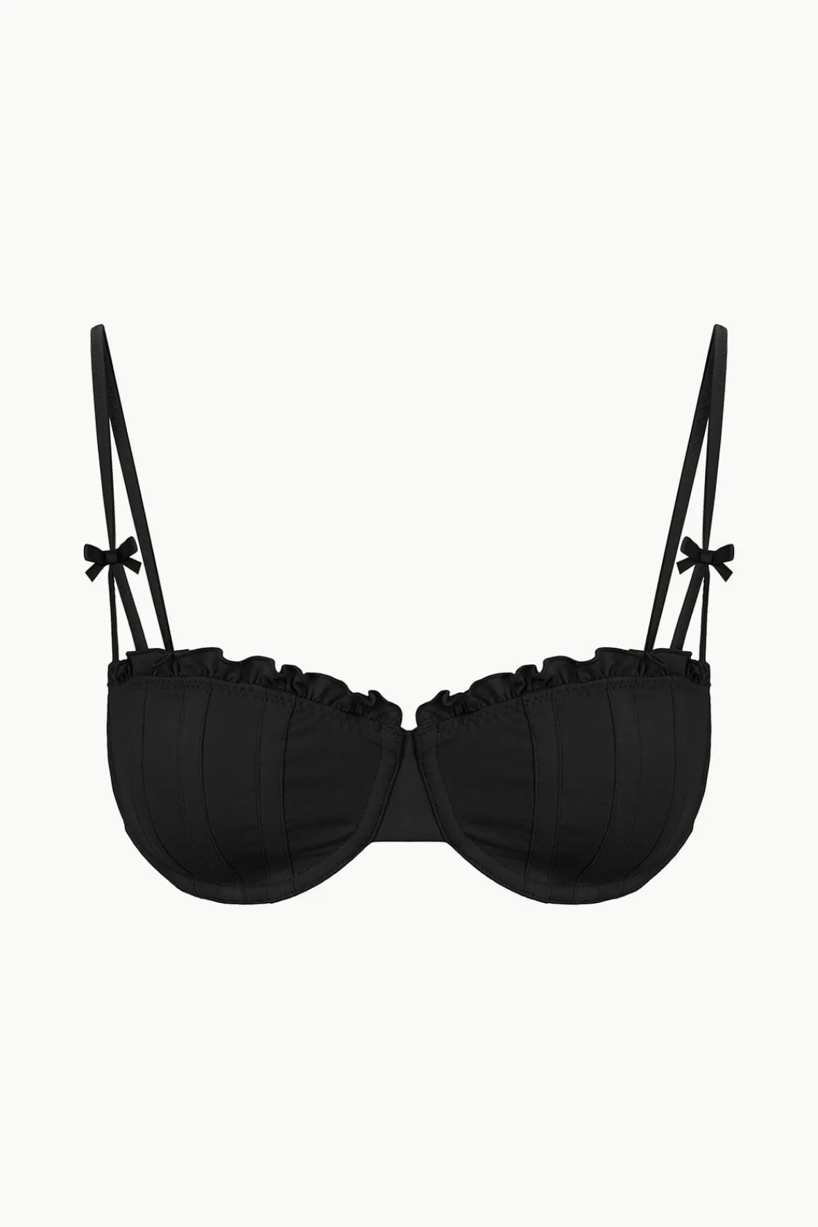 Bikinis<STAUD RHETT BIKINI TOP BLACK