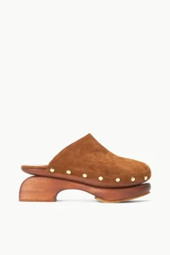Mules & Flats<STAUD RHODES CLOG TAN