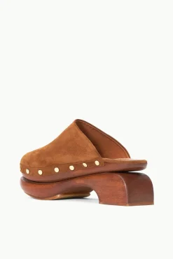 Mules & Flats<STAUD RHODES CLOG   TAN