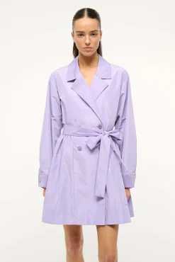 Outerwear & Jackets<STAUD RINA TRENCH LILAC