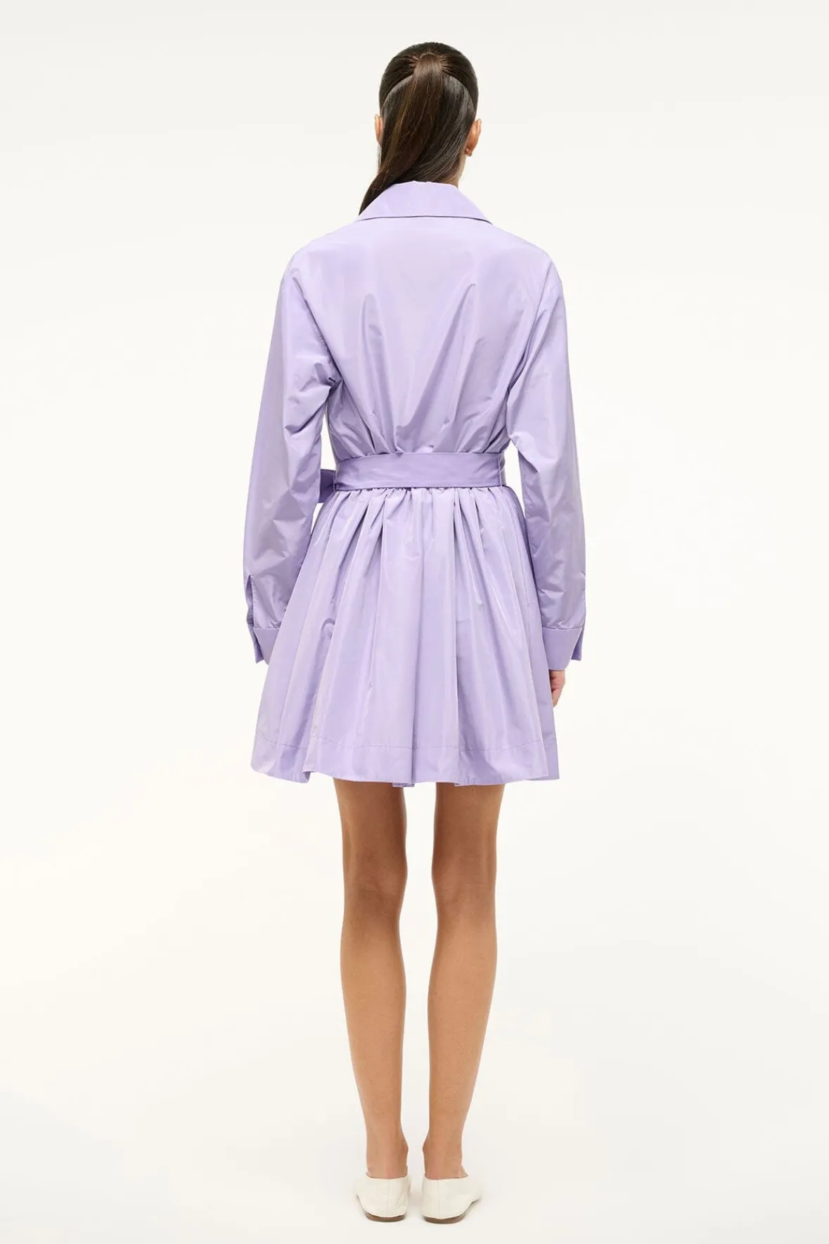 Outerwear & Jackets<STAUD RINA TRENCH LILAC