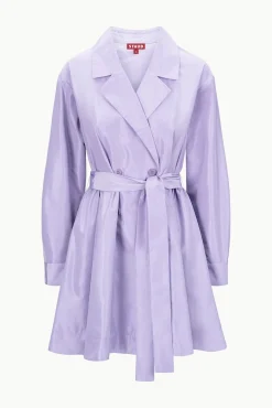 Outerwear & Jackets<STAUD RINA TRENCH LILAC