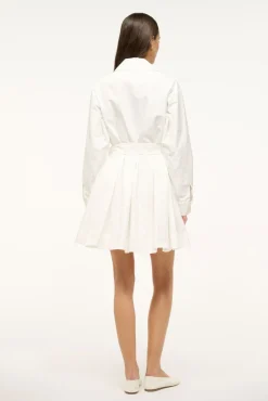 Outerwear & Jackets<STAUD RINA TRENCH   WHITE