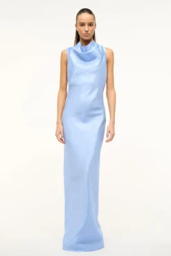 The Evening Edit|Dresses<STAUD ROCHELLE DRESS PERIWINKLE