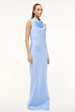 The Evening Edit|Dresses<STAUD ROCHELLE DRESS PERIWINKLE