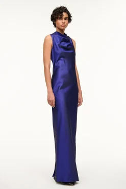 The Evening Edit|Dresses<STAUD ROCHELLE DRESS   VIOLET